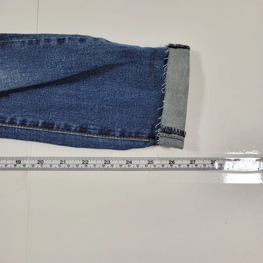 STS Blue Piper Ankle Skinny Jeans Womens 27 Blue Excellent Distressed Pearl Gem‎